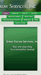 Mobile Screenshot of greenescrow.biz